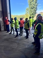 L’assessore regionale Thomas De Luca in visita al TMB di Foligno